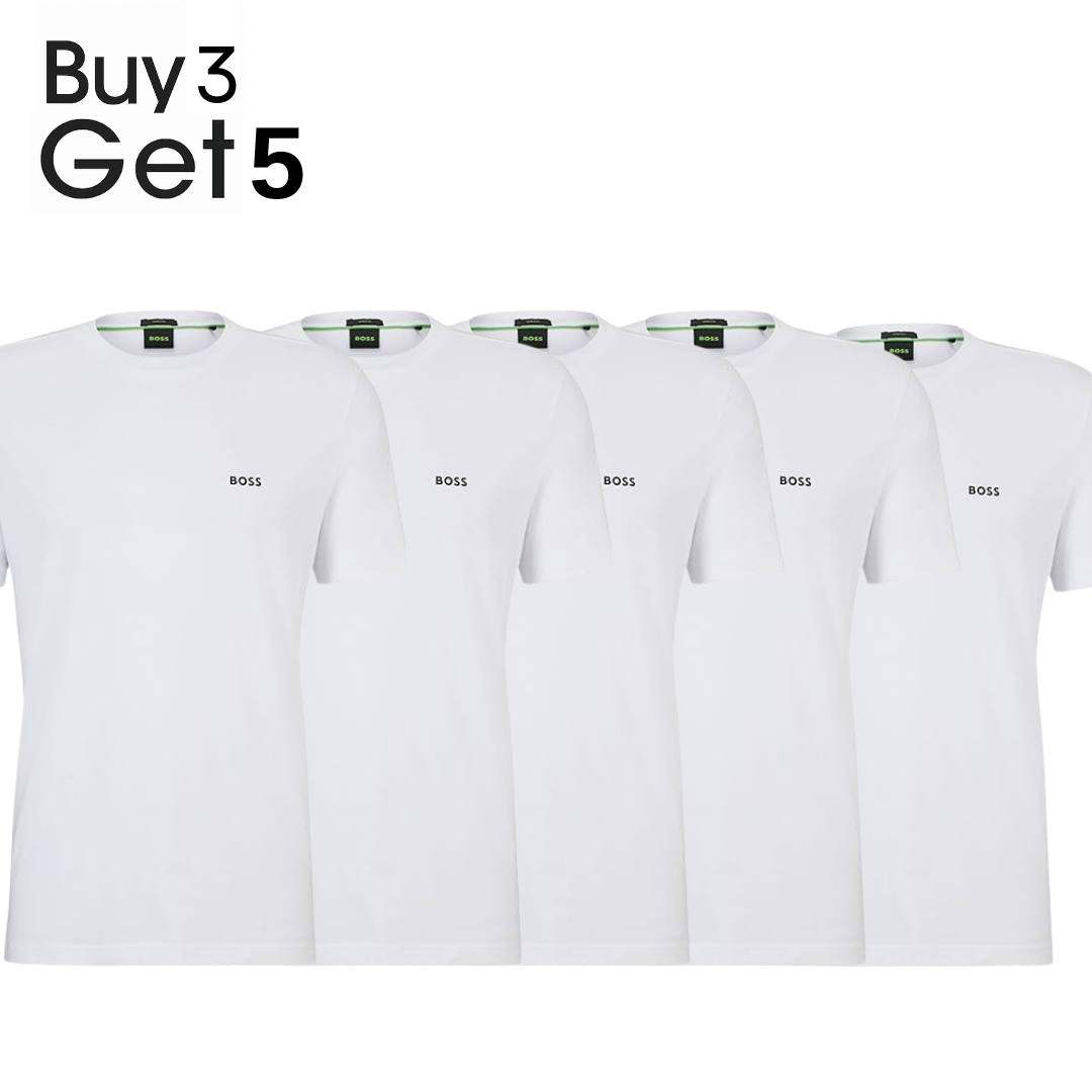 👕 Buy 3 Get 5 for £37,90 - H Boss Premium T-Shirt Set