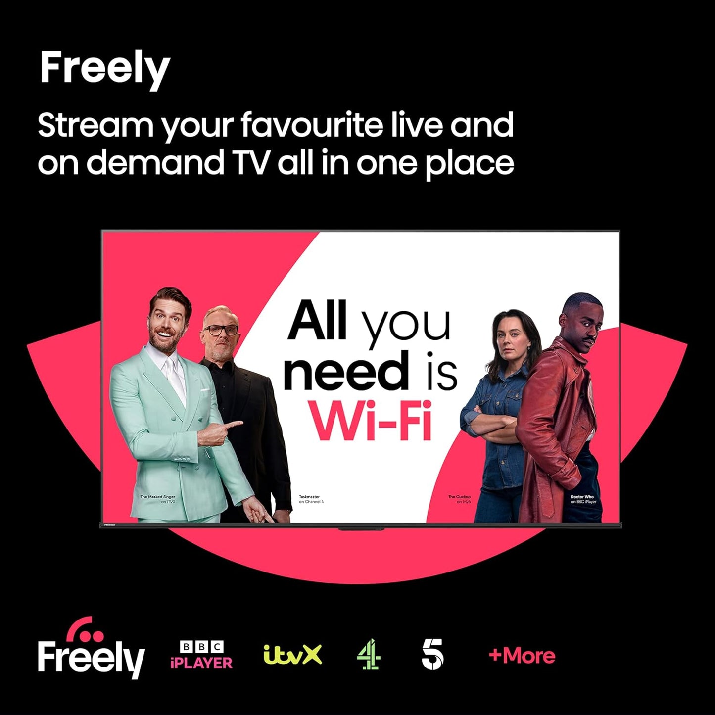 📺 Hisense 43” 4K Ultra HD Smart TV – Precision, Power & Perfection